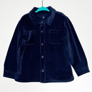 NEW Gap Corduroy Button Down Shirt Toddler Boys Size 4